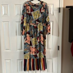 SHEIN patch work dress